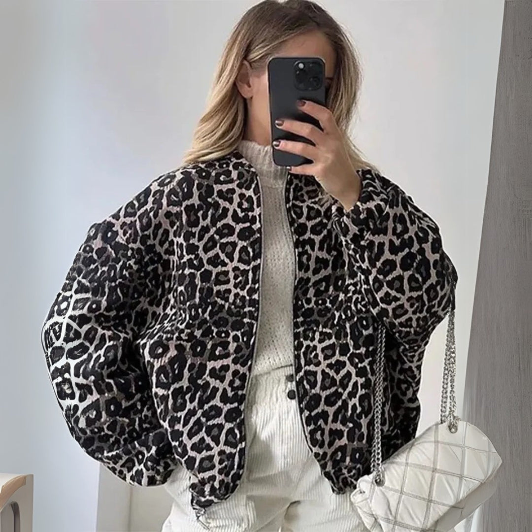 Jacke Leopard für Frauen