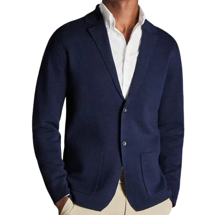 Luxuriöse Herren Strickjacke – Eleganter Cardigan für stilvolle Auftritte