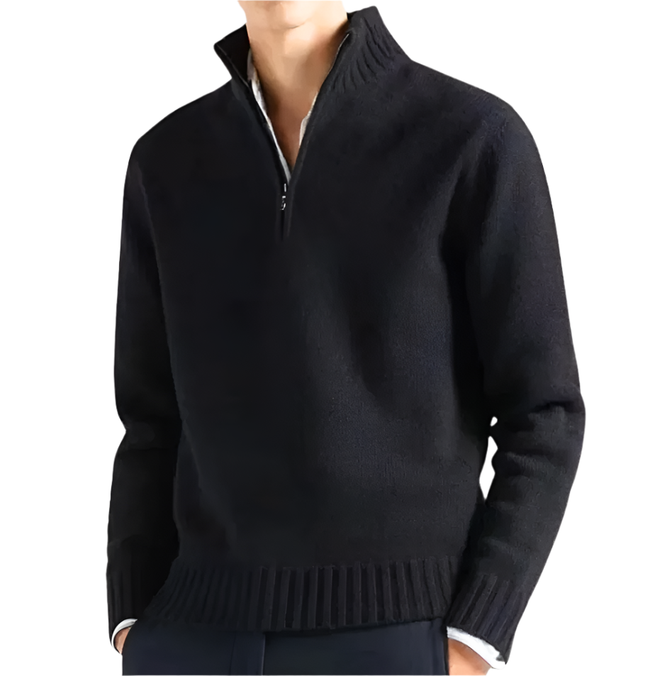 Stilvoller Half-Zip-Pullover für Herren – Komfort und Eleganz vereint