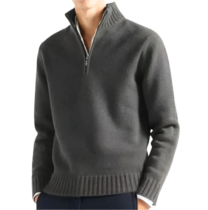 Stilvoller Half-Zip-Pullover für Herren – Komfort und Eleganz vereint