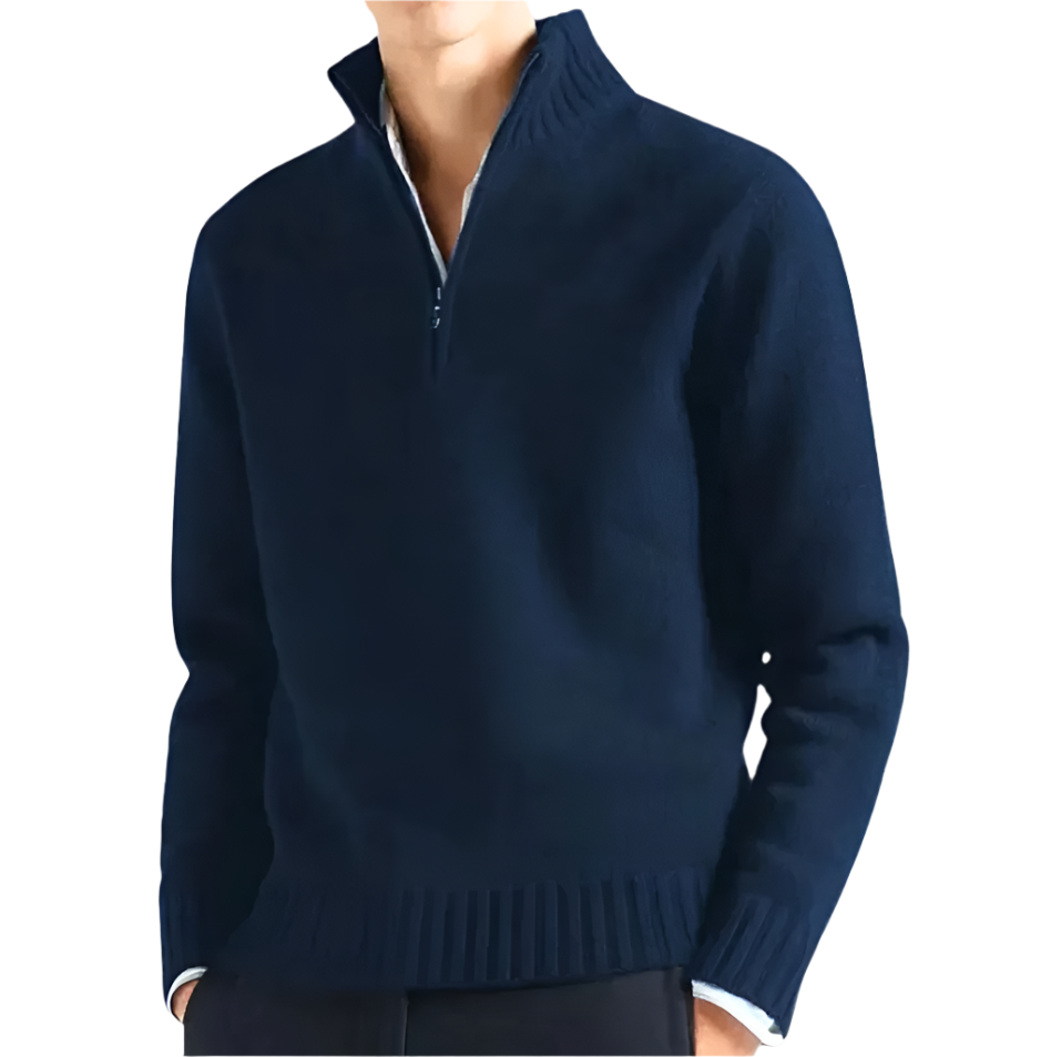 Stilvoller Half-Zip-Pullover für Herren – Komfort und Eleganz vereint