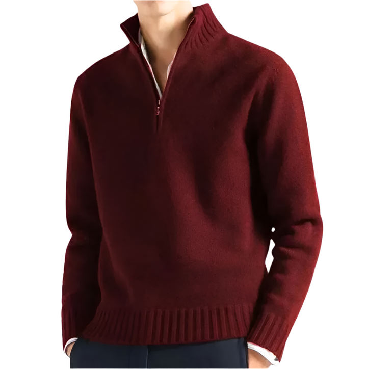 Stilvoller Half-Zip-Pullover für Herren – Komfort und Eleganz vereint