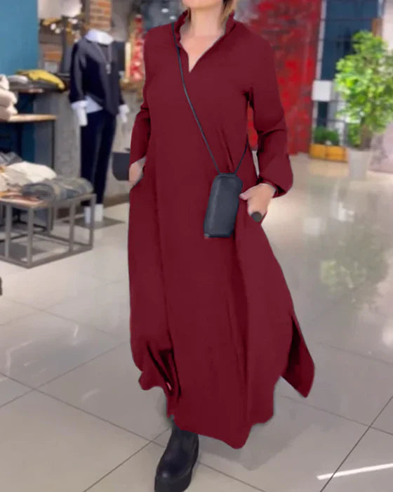 Elegantes Langes Kleid Für Frauen