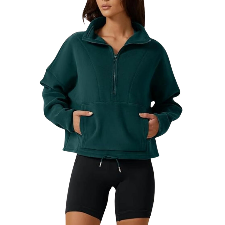 Sherpa Half-Zip Sweatshirt Damen – Komfort und Funktionalität vereint