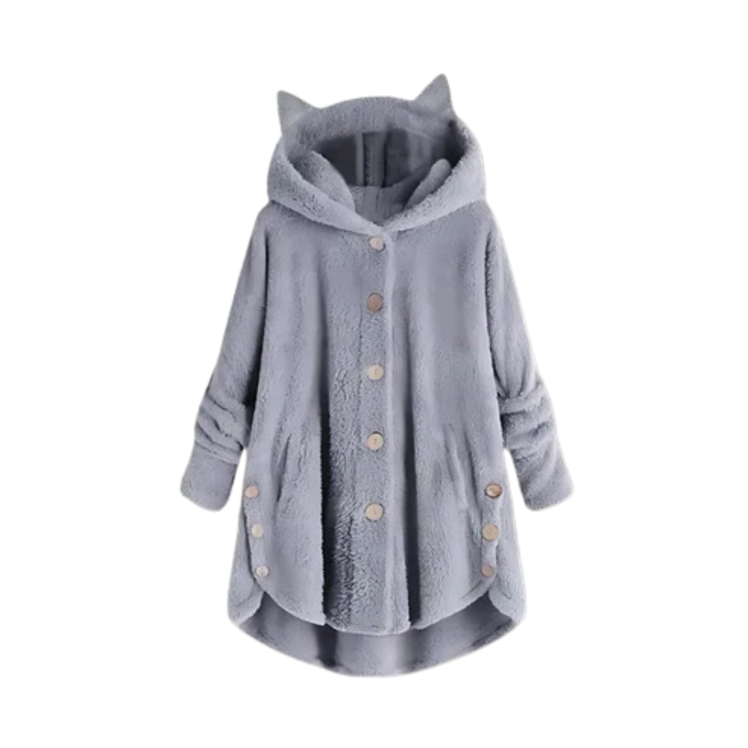 Frauen-Hoodie mit Katzenohren – Verspieltes Design und weiches Material