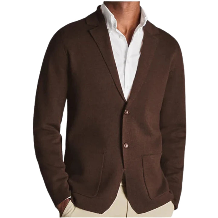 Luxuriöse Herren Strickjacke – Eleganter Cardigan für stilvolle Auftritte