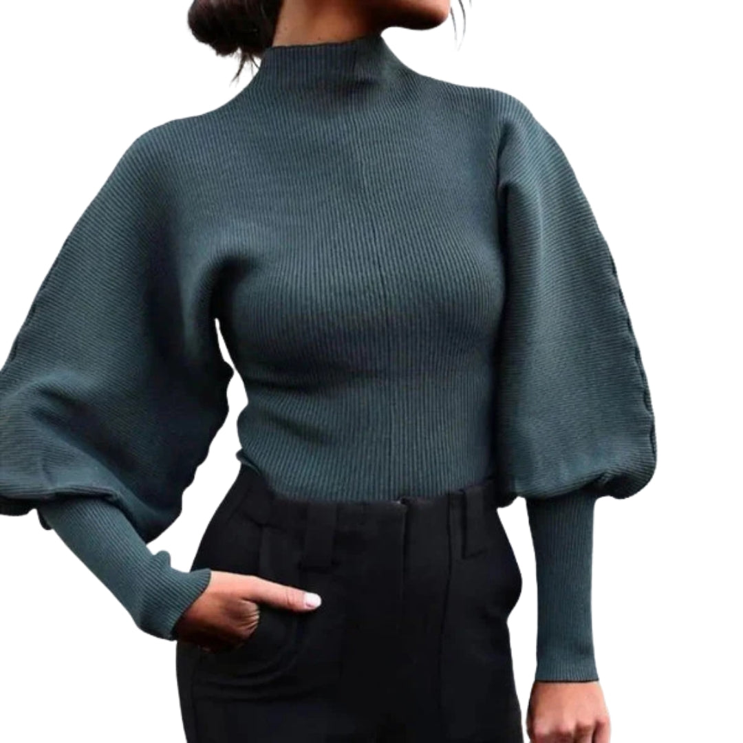 Eleganter Puff-Pullover für Damen – Stilvoll und praktisch