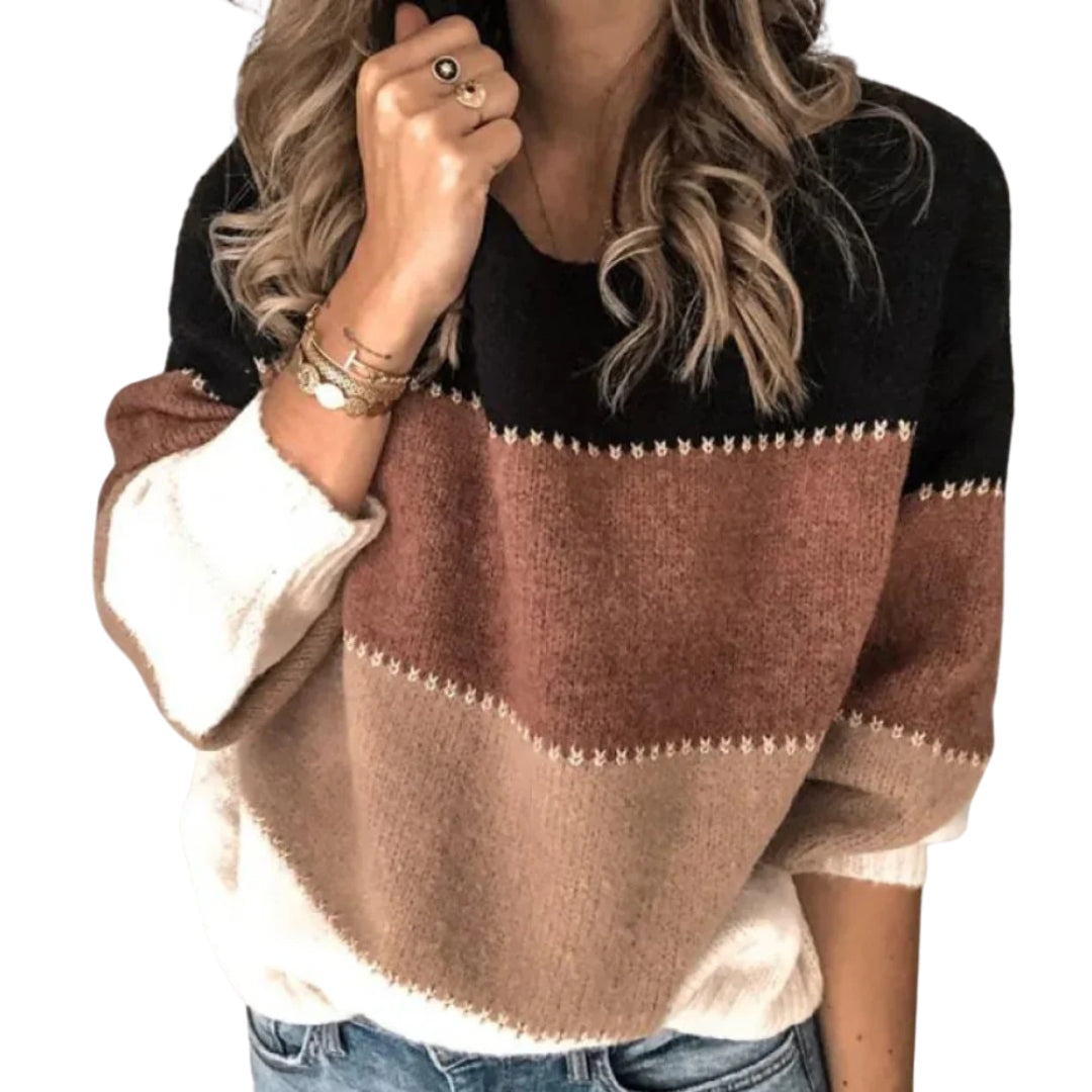 Gestreifter Pullover für Damen – Herbstliches Must-have für Stil und Wärme