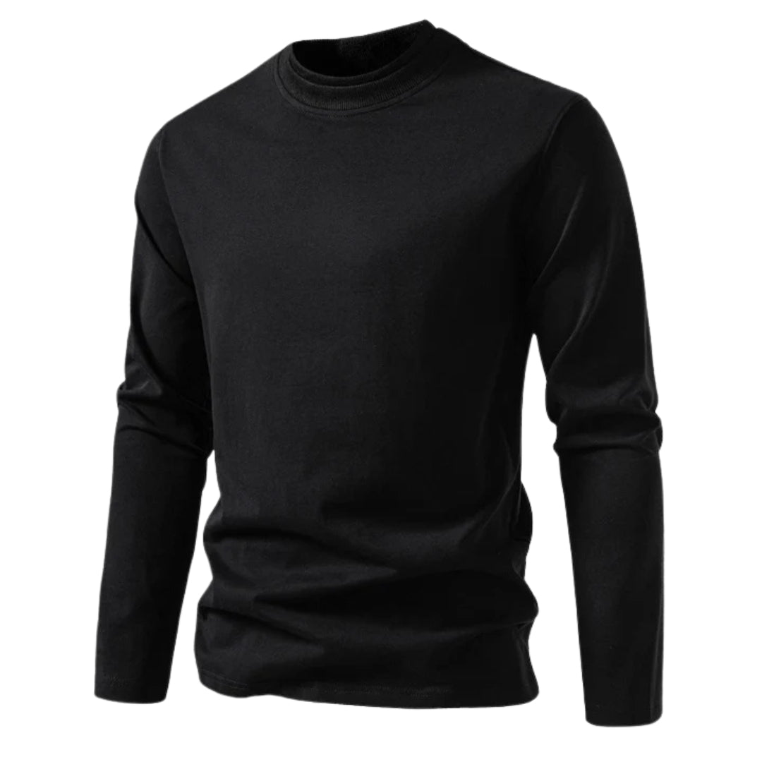 Duo-Kragen Pullover für Herren – Stilvolles Design für Herbst und Winter