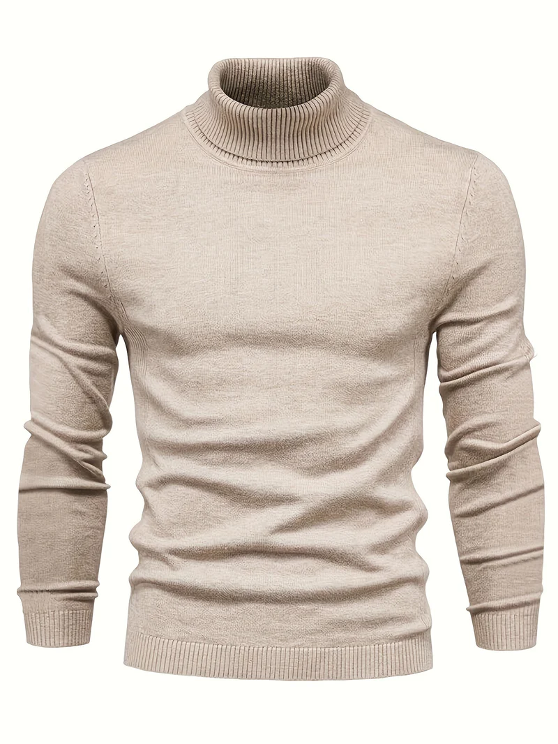 Eleganter Rollkragenpullover für Männer – Stilvoll und warm