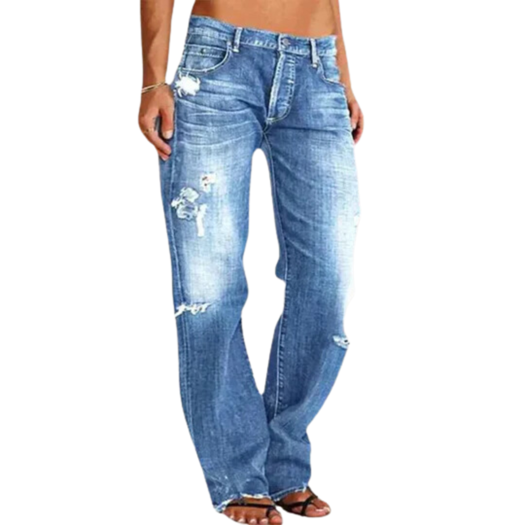 Elegante Jeans mit niedriger Taille für Frauen