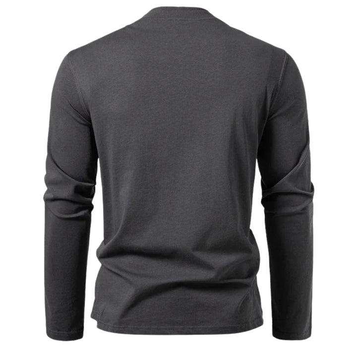 Duo-Kragen Pullover für Herren – Stilvolles Design für Herbst und Winter