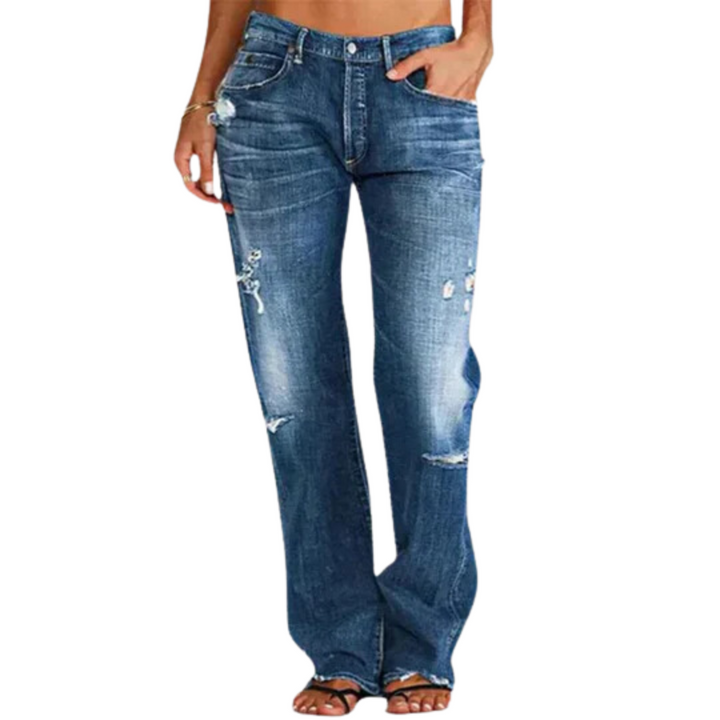 Elegante Jeans mit niedriger Taille für Frauen