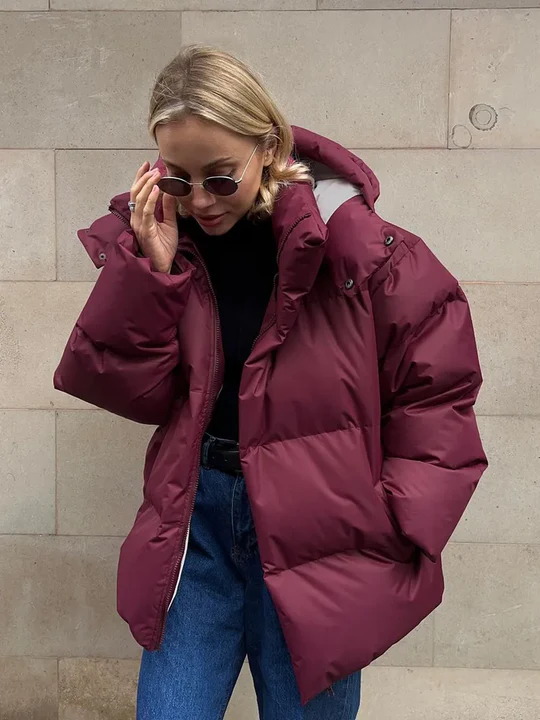 Puffer-Winterjacke für Frauen