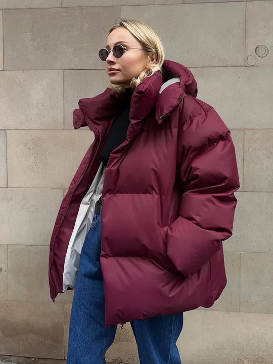 Puffer-Winterjacke für Frauen