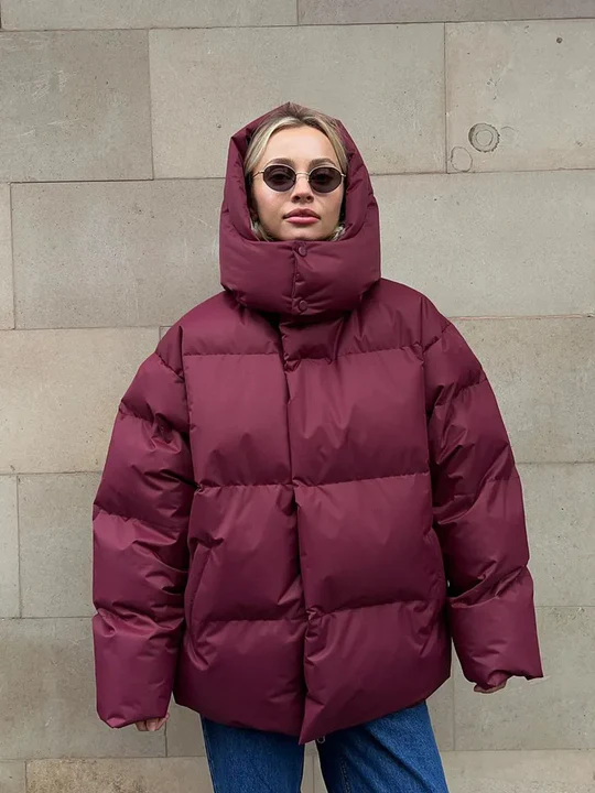 Puffer-Winterjacke für Frauen