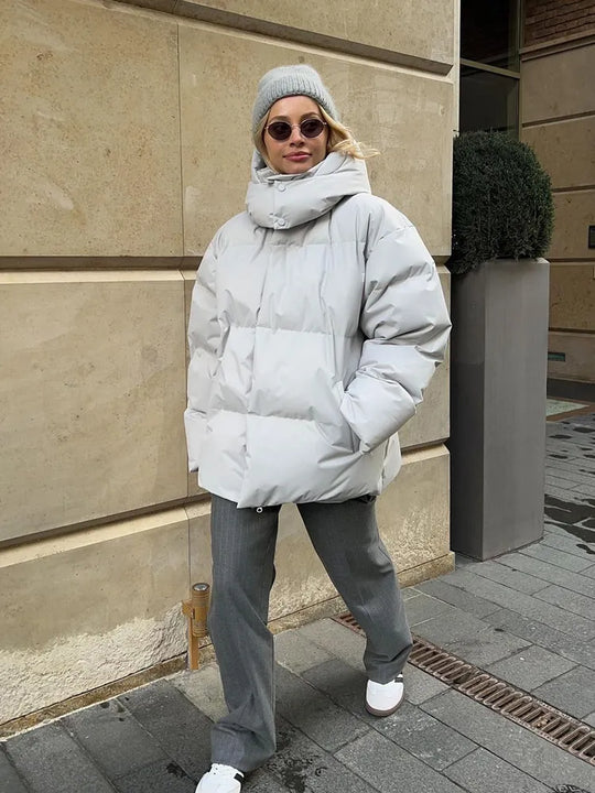 Puffer-Winterjacke für Frauen