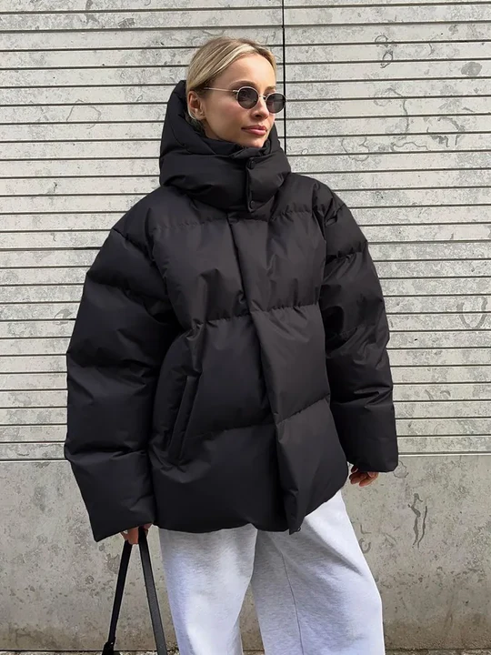 Puffer-Winterjacke für Frauen