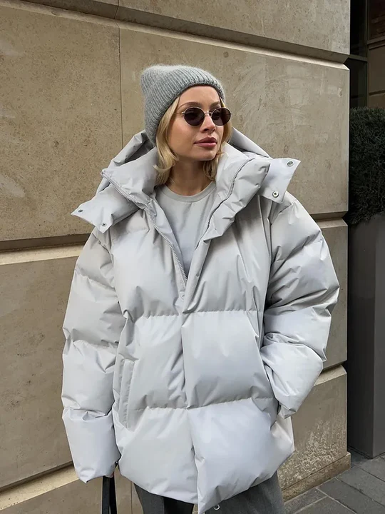 Puffer-Winterjacke für Frauen