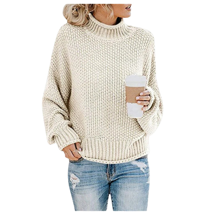 Rollkragenstrickpullover für Frauen – Zeitlos und bequem für jede Jahreszeit