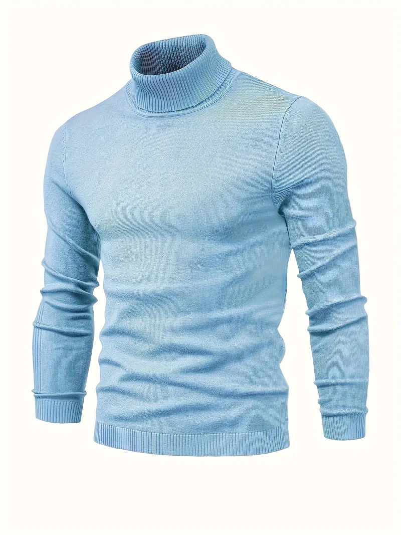 Eleganter Rollkragenpullover für Männer – Stilvoll und warm