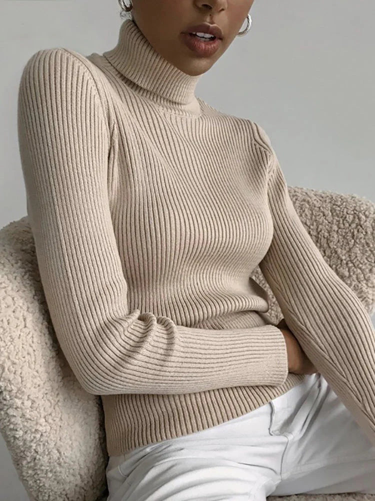 Eleganter Rollkragenpullover für Frauen – Stilvoll und bequem für jeden Anlass