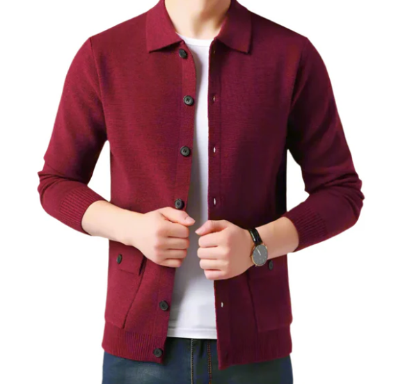 Elegante Herren Strickjacke für den modernen Mann