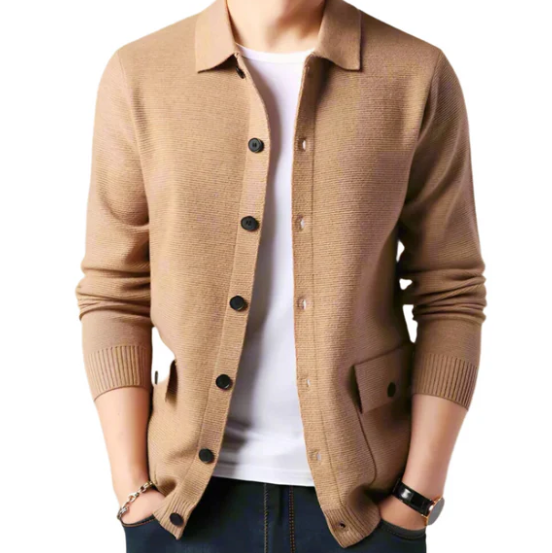 Elegante Herren Strickjacke für den modernen Mann