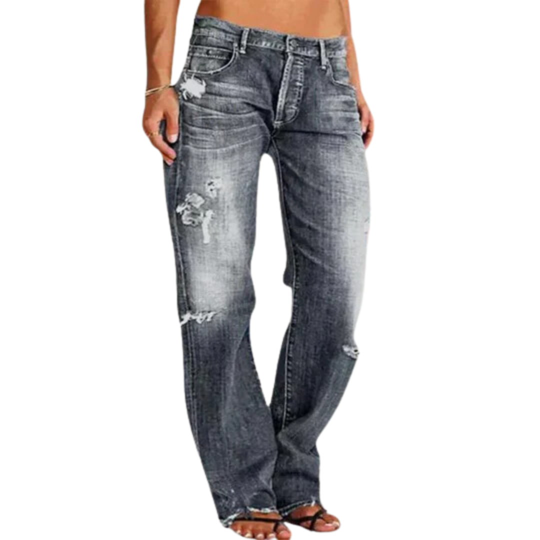 Elegante Jeans mit niedriger Taille für Frauen