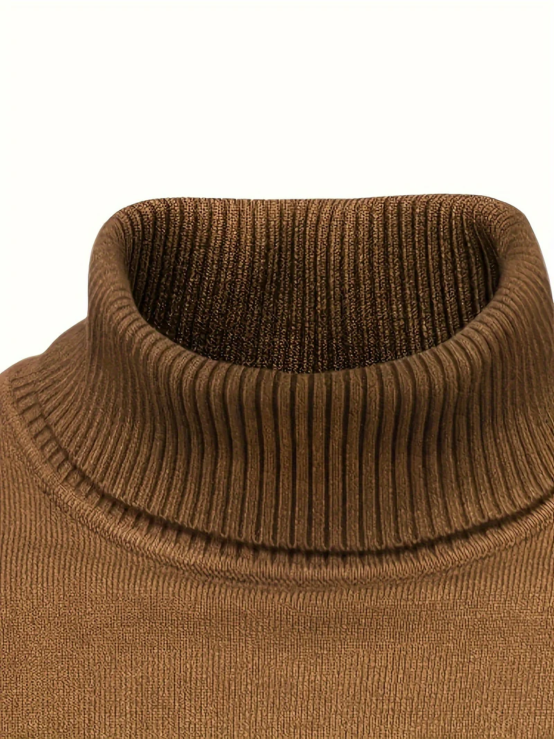 Eleganter Rollkragenpullover für Männer – Stilvoll und warm